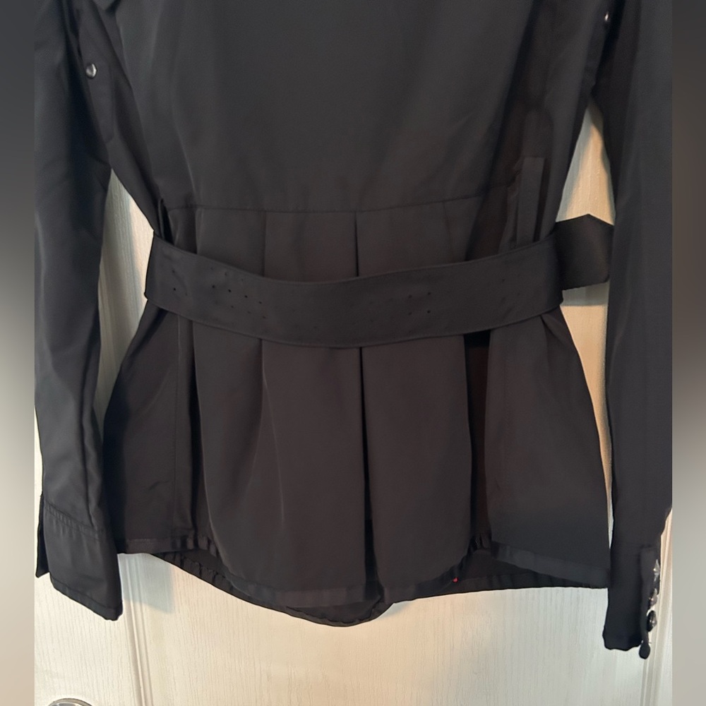 Ferrari Black Trench Coat - Picture 8 of 14